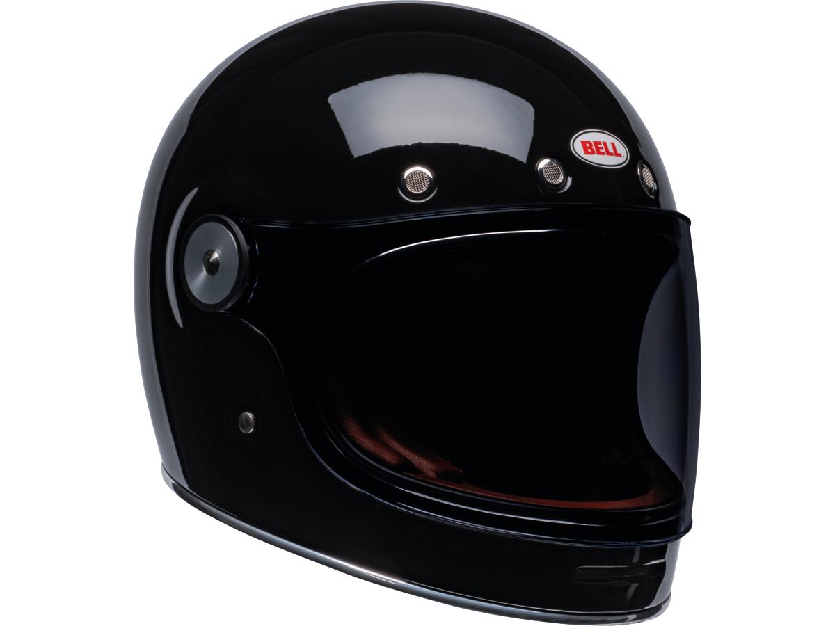 Bell Bullitt Retro Full Face Helmet Black / Gloss Black