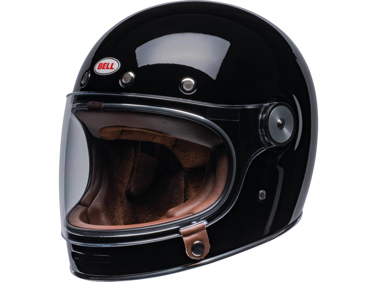 Bell Bullitt Retro Full Face Helmet Black / Gloss Black