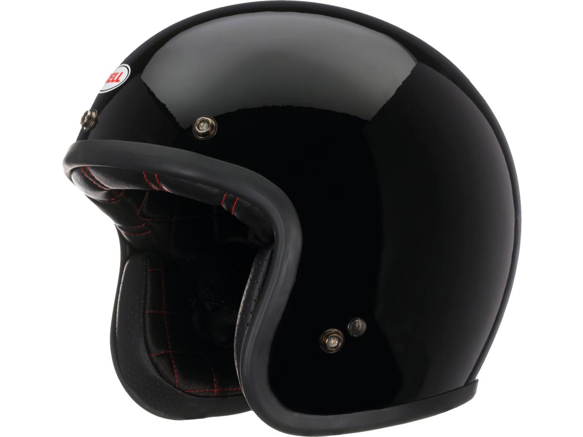 Bell Custom 500 Open Face Helmet Black / Gloss Black