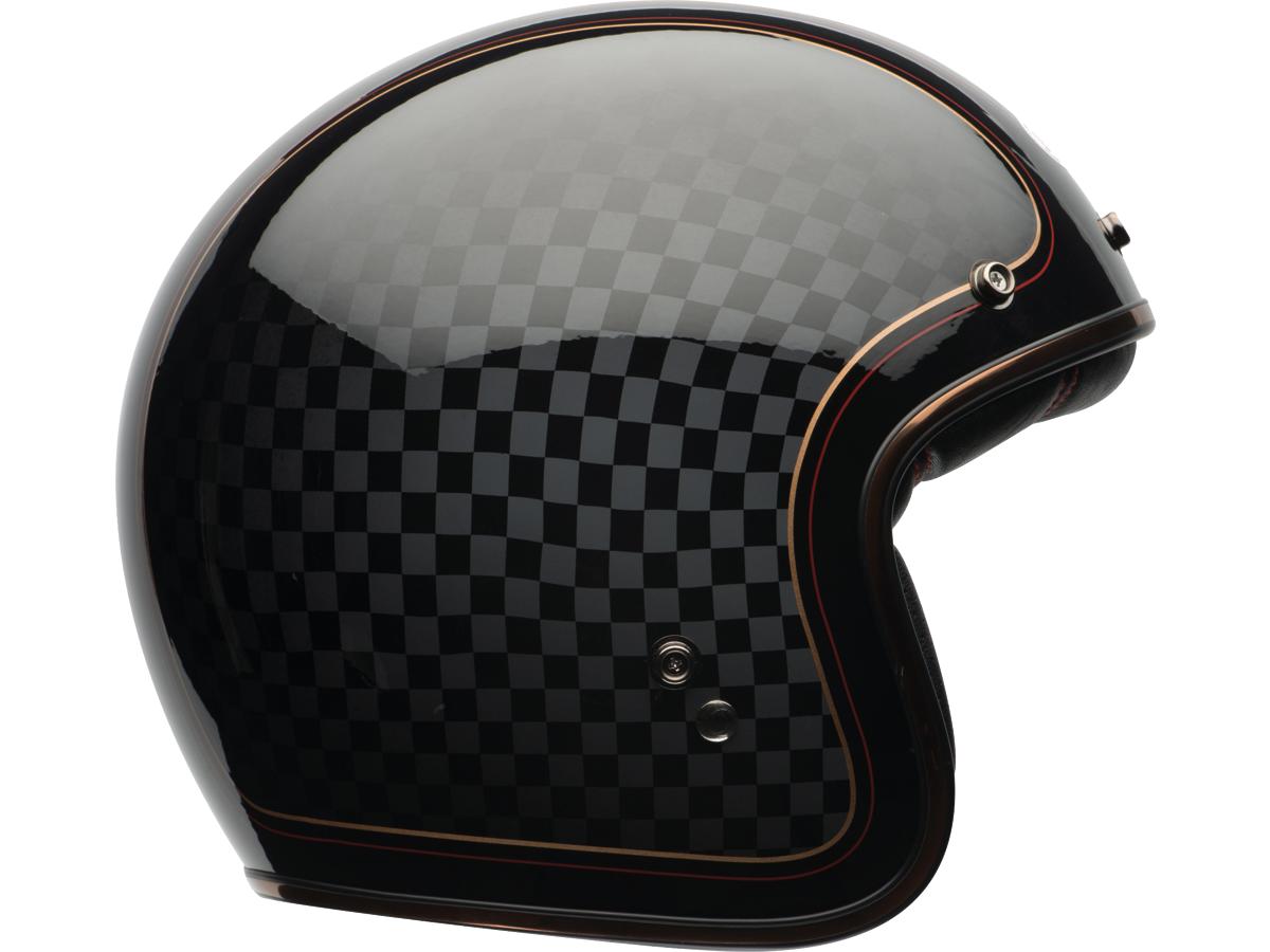 Bell Custom 500 Open Face Helmet RSD Check It Gloss Black Gold