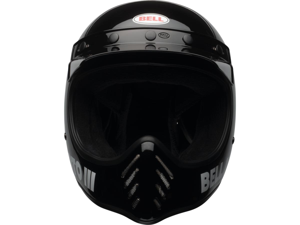 Bell Moto-3 Retro Dirt Bike Helmet Gloss Black