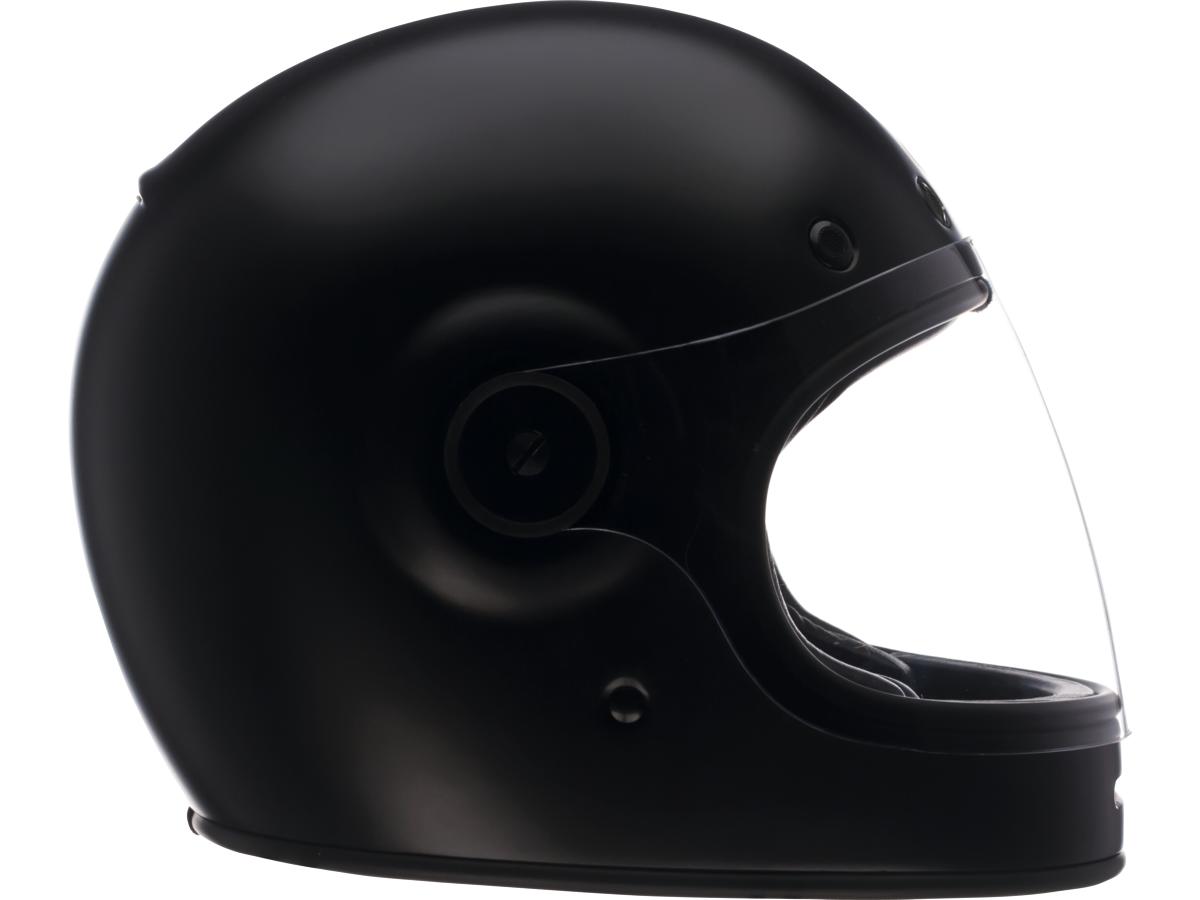 Bell Bullitt Retro Full Face Helmet Flat Black - FREE UK Shipping, FREE 365 Day Returns | Moto Central