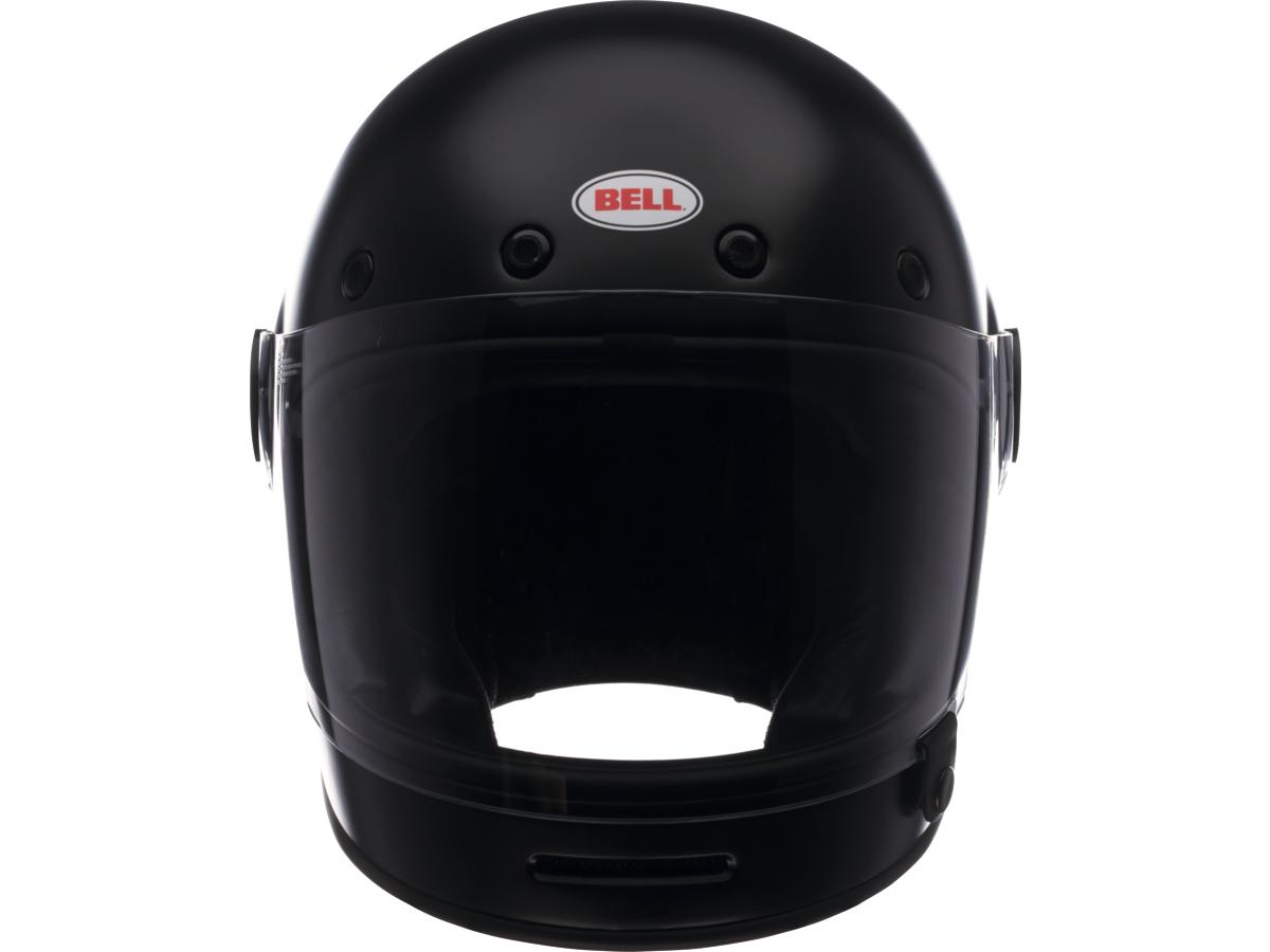 Bell Bullitt Retro Full Face Helmet Flat Black - FREE UK Shipping, FREE 365 Day Returns | Moto Central