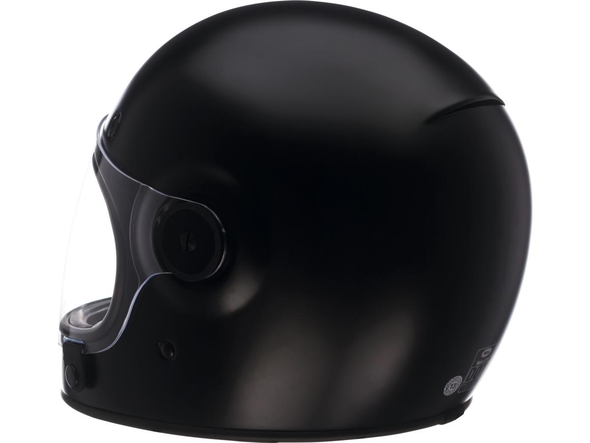 Bell Bullitt Retro Full Face Helmet Flat Black - FREE UK Shipping, FREE 365 Day Returns | Moto Central