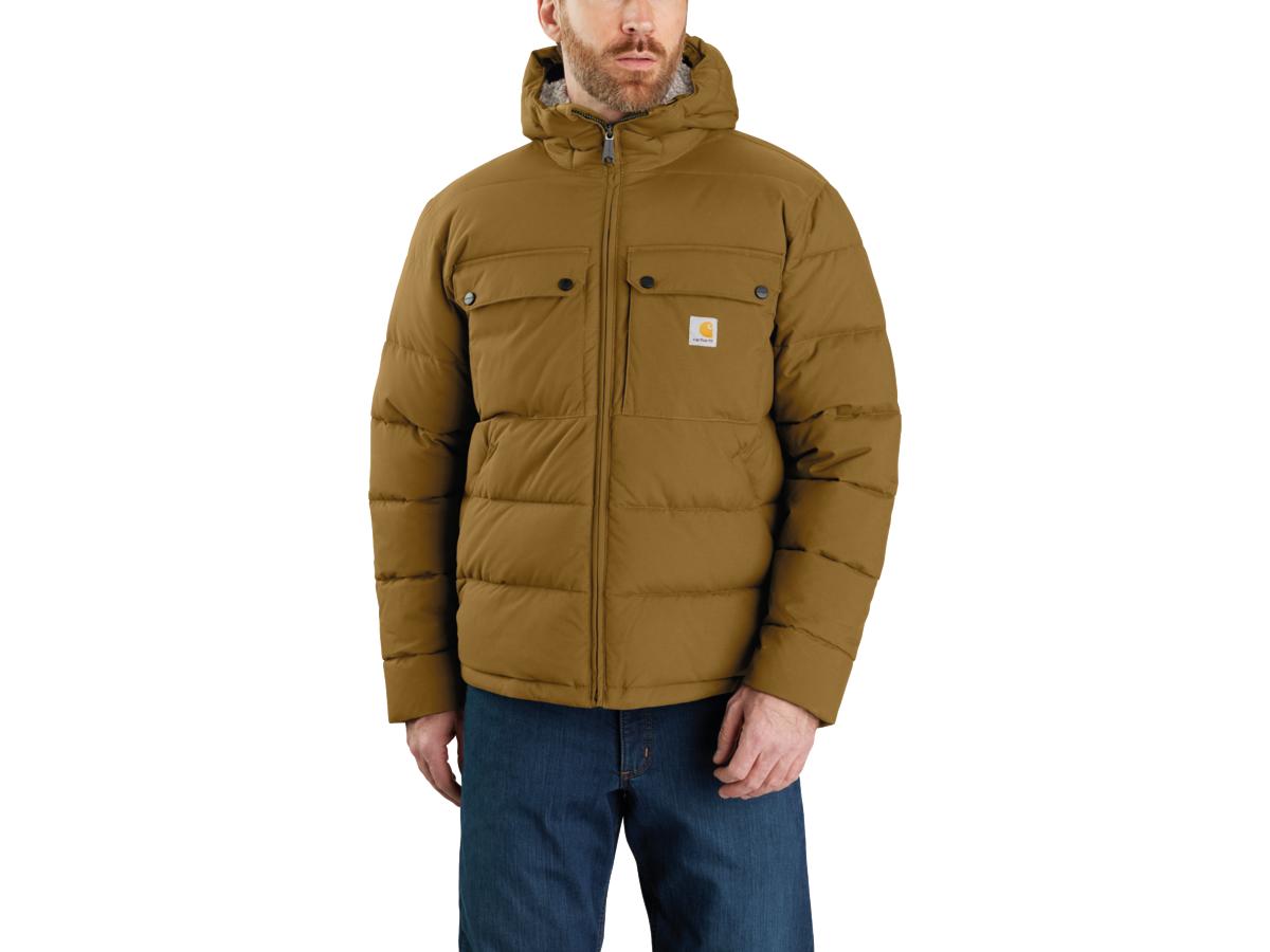 Carhartt Rain Defender Loose Fit Carhartt Montana Insulated Jacket Oak Brown