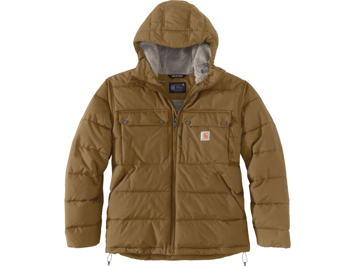 Carhartt Rain Defender Loose Fit Carhartt Montana Insulated Jacket Oak Brown