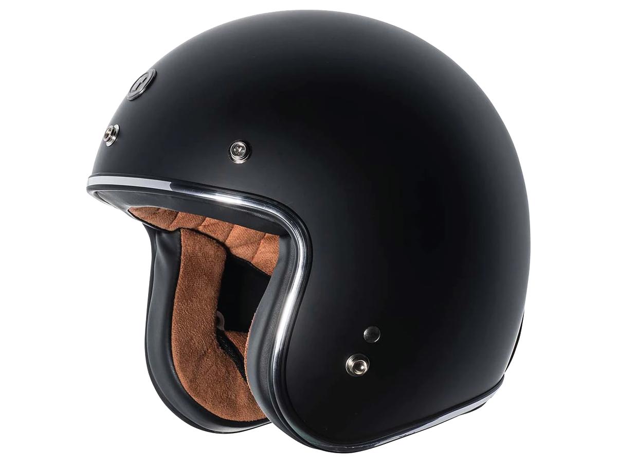 Torc T-50 ECE Retro Jet Helmet Flat Black