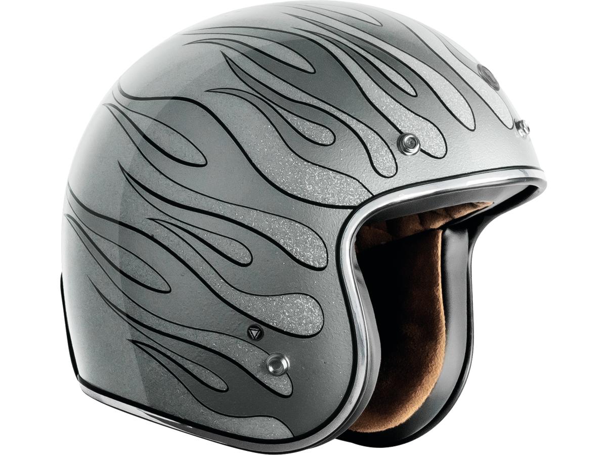 Torc T-50 ECE Retro Jet Helmet Blaze