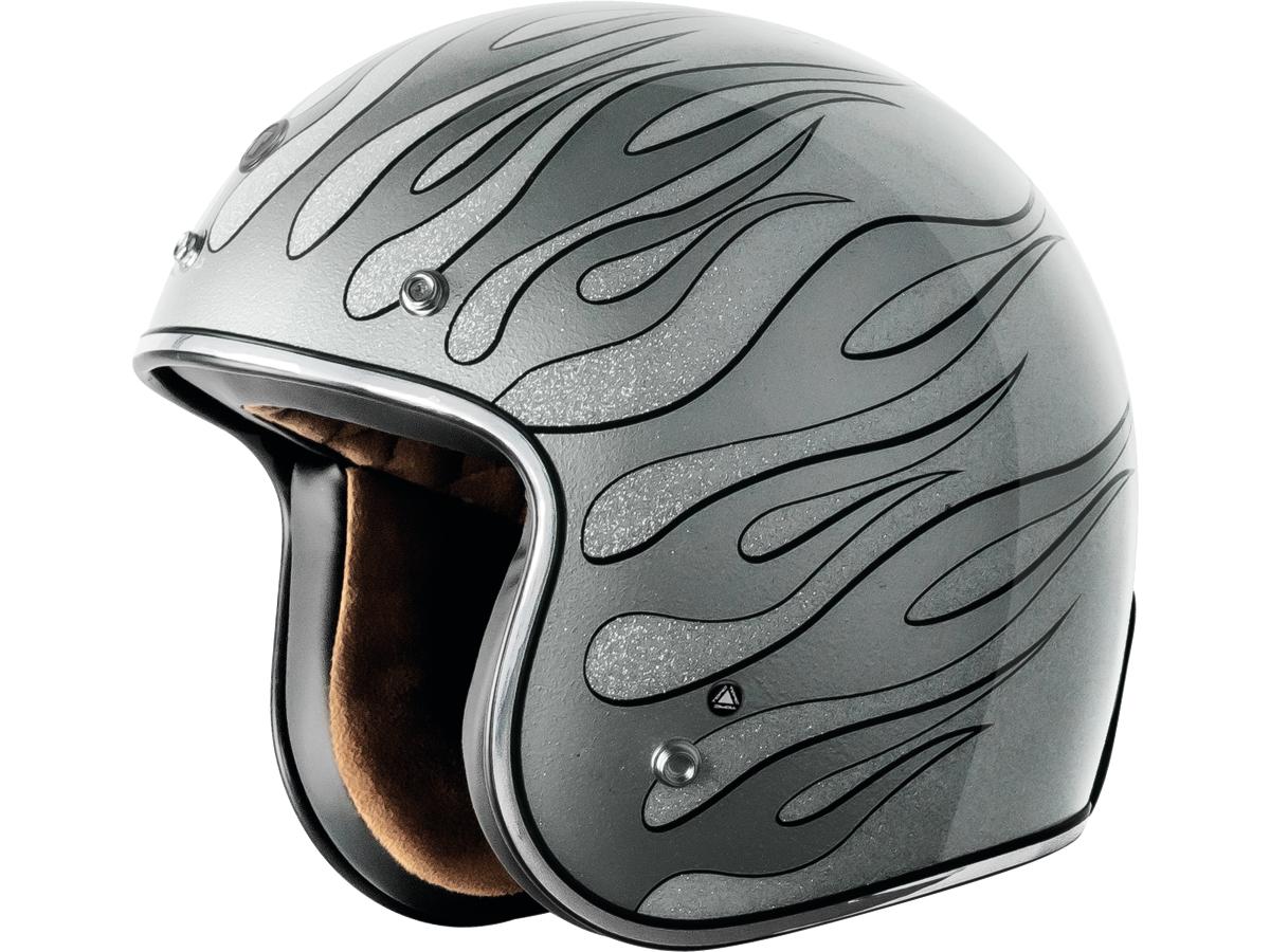 Torc T-50 ECE Retro Jet Helmet Blaze