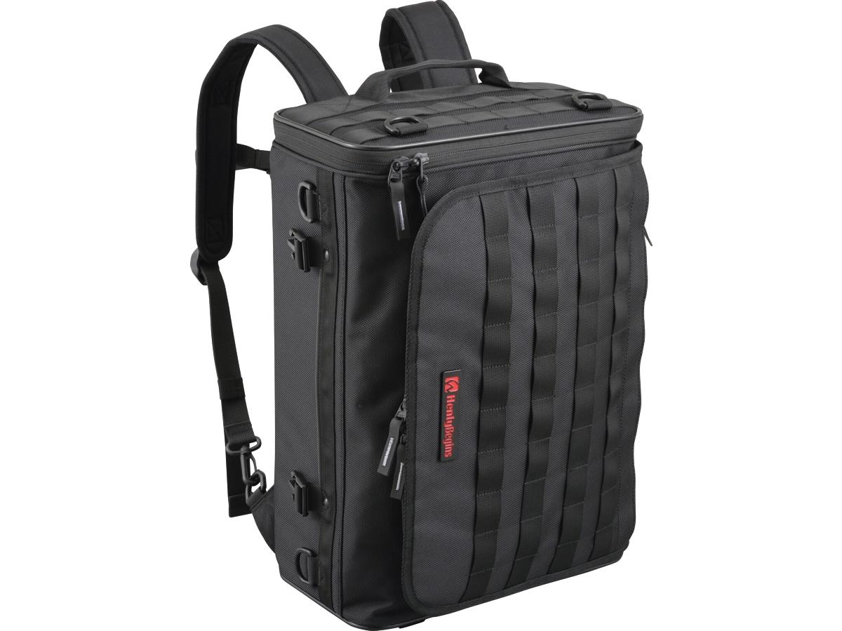 HenlyBegins DH-751 2-Way Seat Bag / Backpack Black - 20 Liters