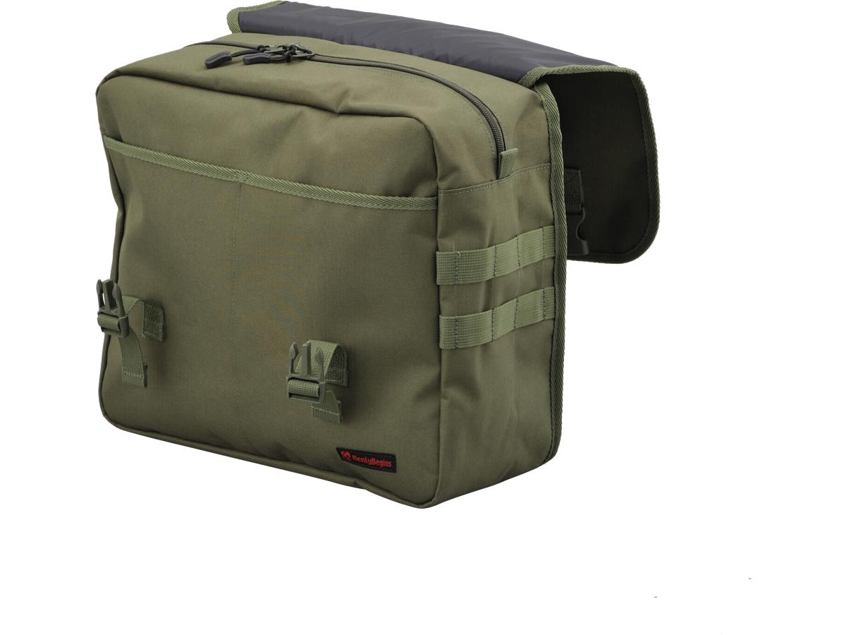 HenlyBegins DHS-12 Saddle Bag Khaki - 30 Liters