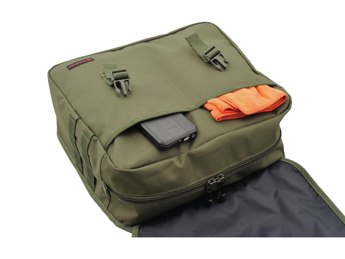 HenlyBegins DHS-12 Saddle Bag Khaki - 30 Liters