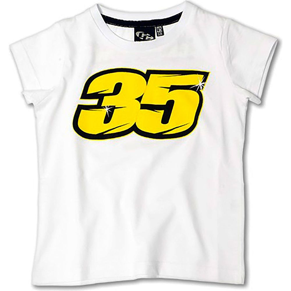 VR46 Bi Kids T-Shirt Crutchlow 35 White