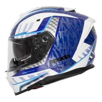 Spada SP1 Raptor Full Face Helmet White / Blue