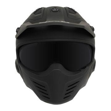 Spada Storm Open Face Helmet Matt Black - FREE UK Shipping, FREE 365 Day Returns | Moto Central