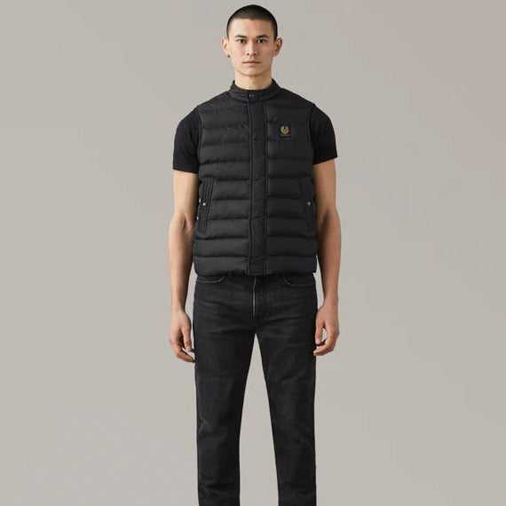 Belstaff Climate Mid Layer Vest Black