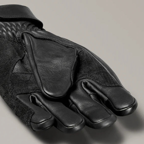 Belstaff Clinch Leather Gloves Black - FREE UK Shipping, FREE 365 Day Returns | Moto Central