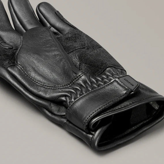 Belstaff Clinch Leather Gloves Black - FREE UK Shipping, FREE 365 Day Returns | Moto Central