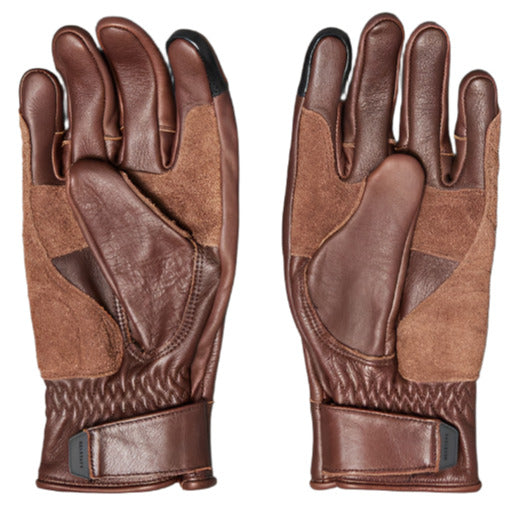 Belstaff Clinch Leather Gloves Tan - FREE UK Shipping, FREE 365 Day Returns | Moto Central