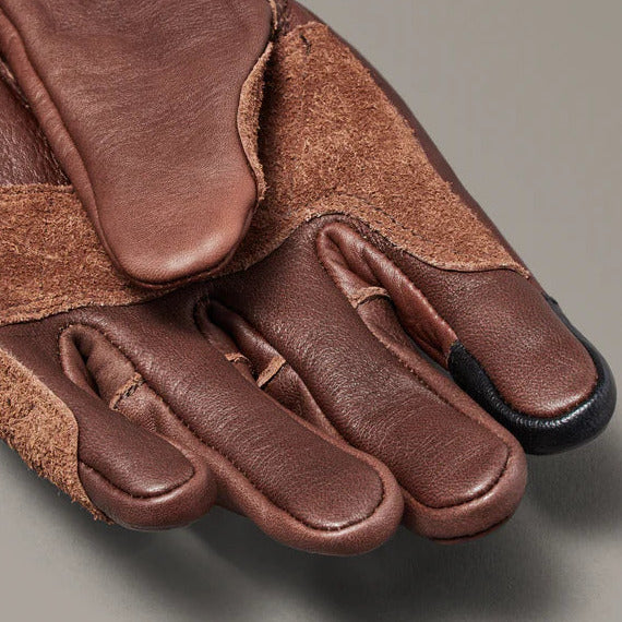 Belstaff Clinch Leather Gloves Tan - FREE UK Shipping, FREE 365 Day Returns | Moto Central