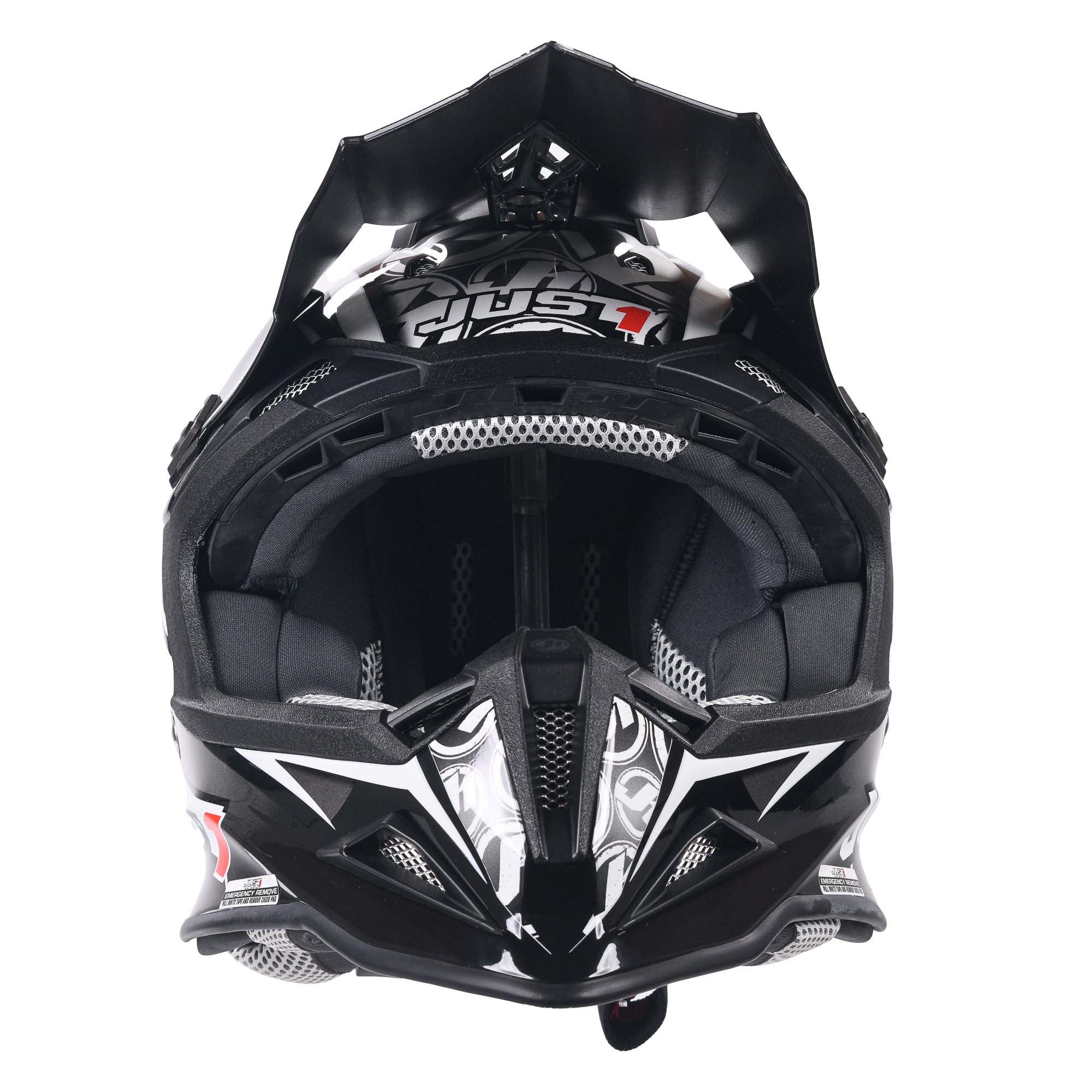 Just1 J12 Carbon MX Helmet Mister X Black