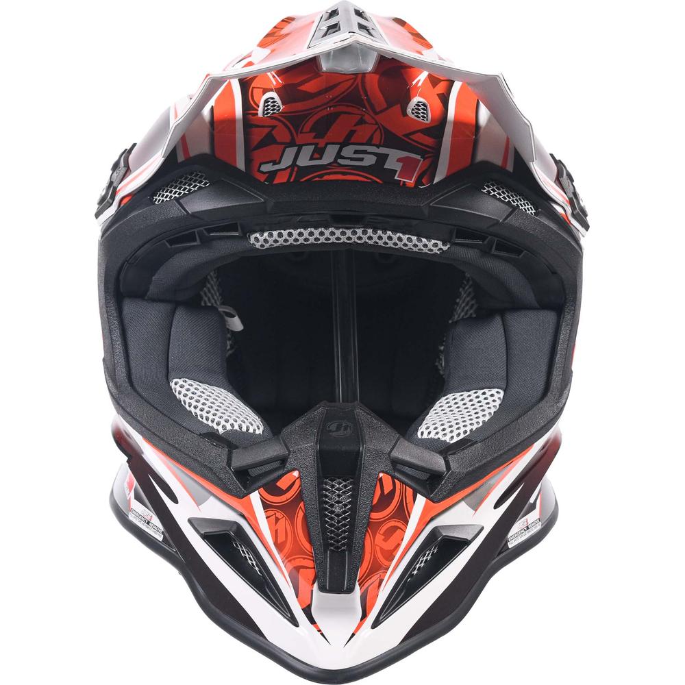 Just1 J12 Carbon MX Helmet Mister X Red