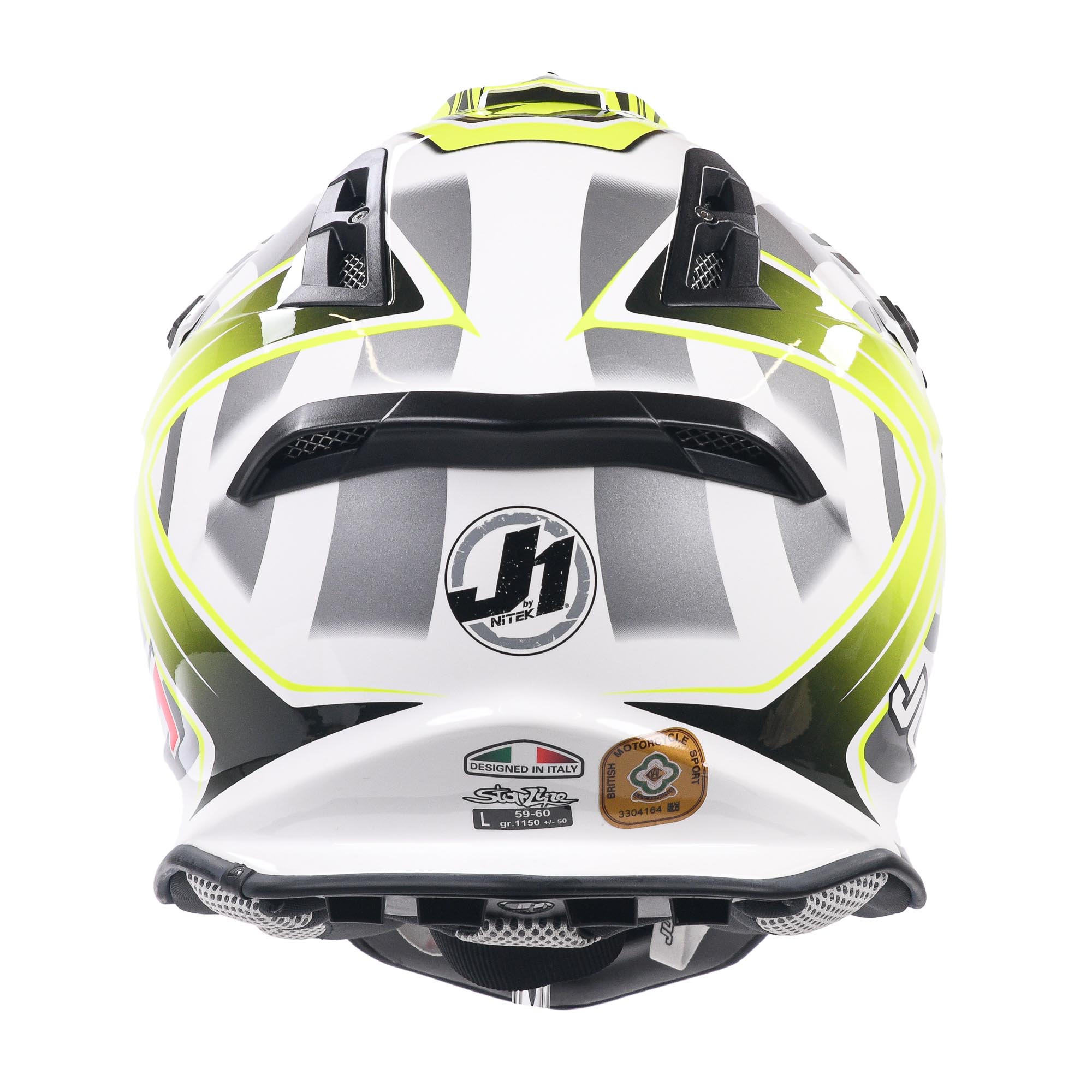 Just1 J12 Carbon MX Helmet Mister X Yellow  - FREE UK Delivery - Moto Central