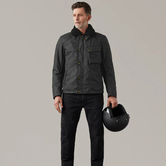 Belstaff Convoy Waxed Cotton Jacket Black