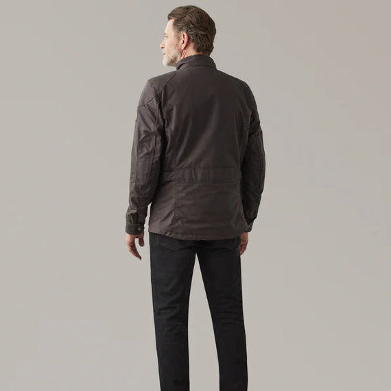 Belstaff Crosby Technical Waxed Cotton Jacket Mahogany