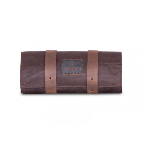 Longride Waxed Canvas Tool Roll Bag Brown - 0.5 Liters - FREE UK Shipping, FREE 365 Day Returns | Moto Central