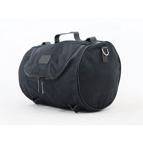 Longride Waxed Canvas Roll Bag Black - 23.3 Liters - FREE UK Shipping, FREE 365 Day Returns | Moto Central