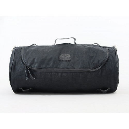 Longride Waxed Canvas Roll Bag Black - 32.5 Liters - FREE UK Shipping, FREE 365 Day Returns | Moto Central