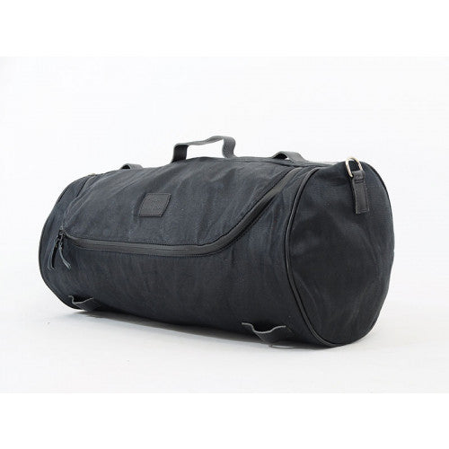 Longride Waxed Canvas Roll Bag Black - 32.5 Liters - FREE UK Shipping, FREE 365 Day Returns | Moto Central