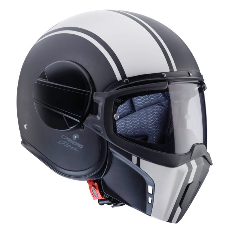 Caberg Ghost Legend Matt Black / White  - FREE UK Shipping, FREE 365 Day Returns | Moto Central