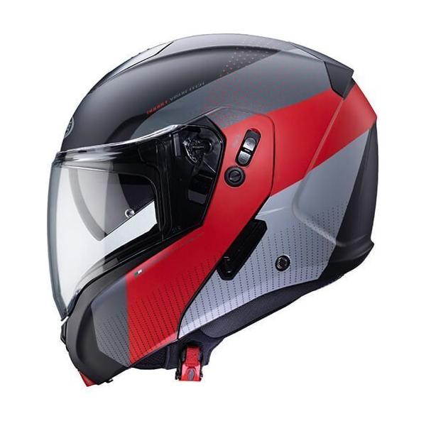 Caberg Horus Scout Flip-Up Helmet Matt Black / Red