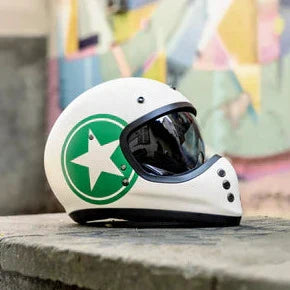 HJC V60 Nyx Full Face Helmet MC4SF Green - FREE UK Shipping, FREE 365 Day Returns | Moto Central