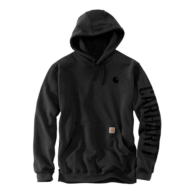 Carhartt Rain Defender Sweatshirt Black - FREE UK Shipping, FREE 365 Day Returns | Moto Central