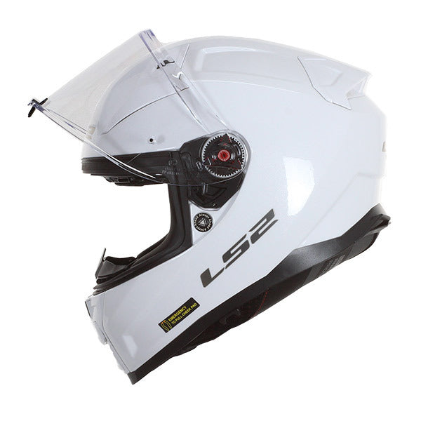 LS2 FF811 Vector 2 ECE 22.06 Full Face Helmet Solid White - FREE UK Shipping, FREE 365 Day Returns | Moto Central