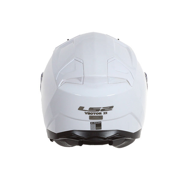 LS2 FF811 Vector 2 ECE 22.06 Full Face Helmet Solid White - FREE UK Shipping, FREE 365 Day Returns | Moto Central