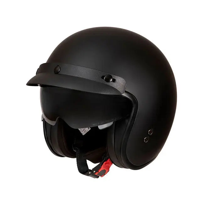 Claw Cruiser Jet Open Face Helmet Sunvisor Matt Black  - FREE UK Shipping, FREE 365 Day Returns | Moto Central