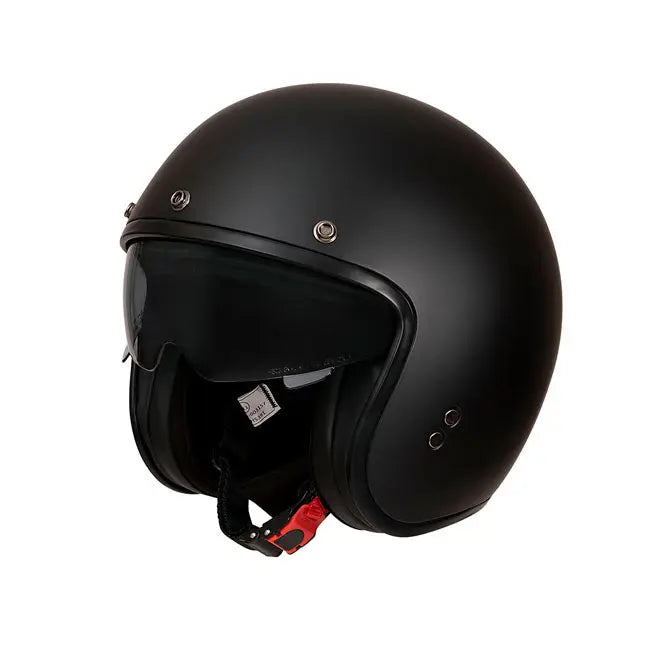 Claw Cruiser Jet Open Face Helmet Sunvisor Matt Black  - FREE UK Shipping, FREE 365 Day Returns | Moto Central