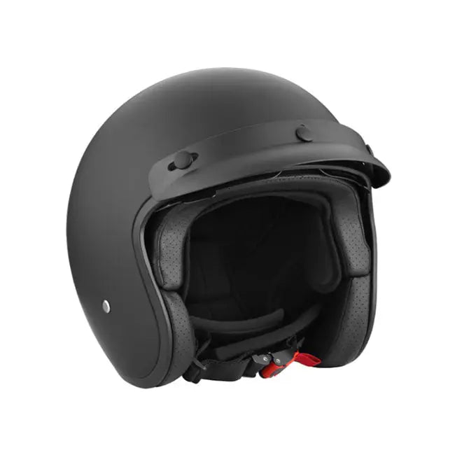 Claw Cruiser Jet Open Face Helmet Sunvisor Matt Black  - FREE UK Shipping, FREE 365 Day Returns | Moto Central