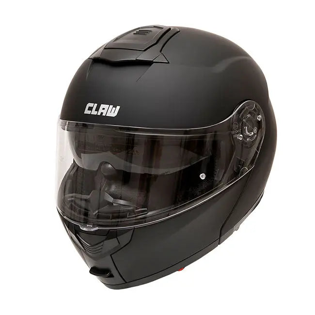 Claw Travel Flip-Up Helmet Matt Black  - FREE UK Shipping, FREE 365 Day Returns | Moto Central