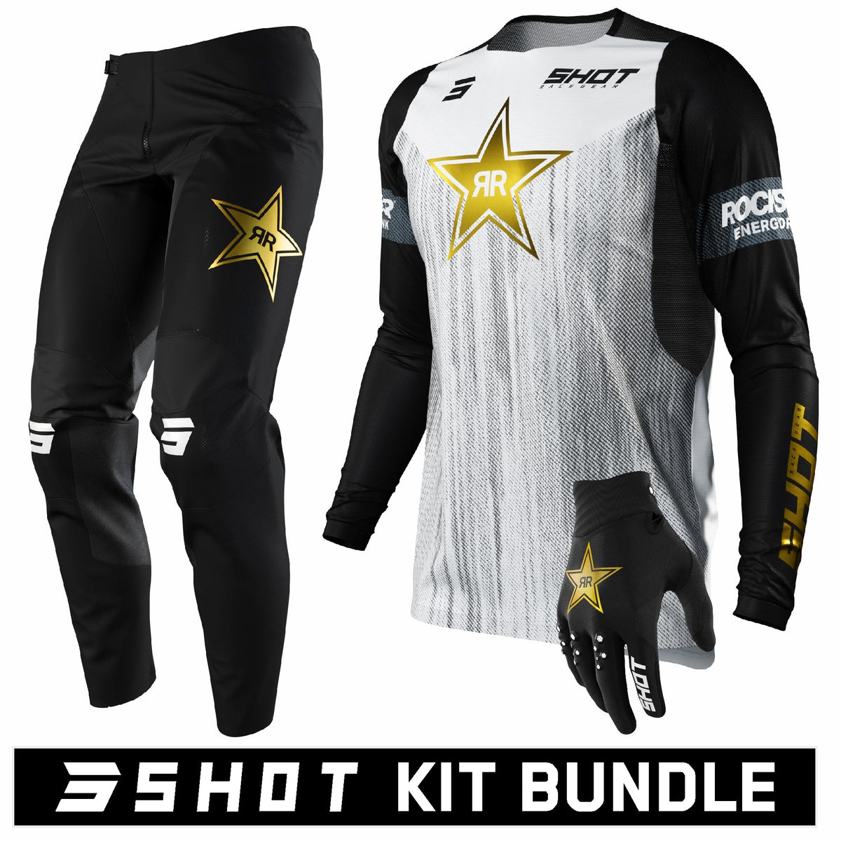 Shot Contact Rockstar Kit Bundle Black / Gold / White