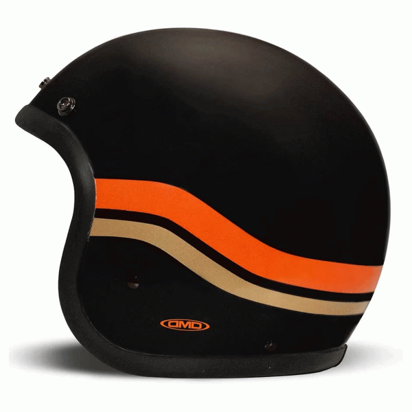 DMD Retro Jet Matt Black Sunset FREE UK Delivery, FREE 365 Day Returns | Moto Central