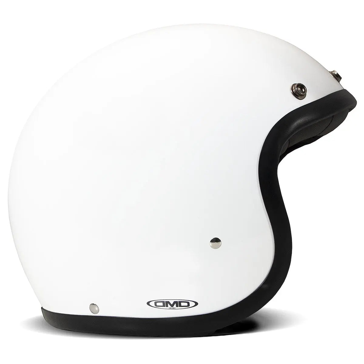 DMD Retro Jet Solid White FREE UK Delivery, FREE 365 Day Returns | Moto Central