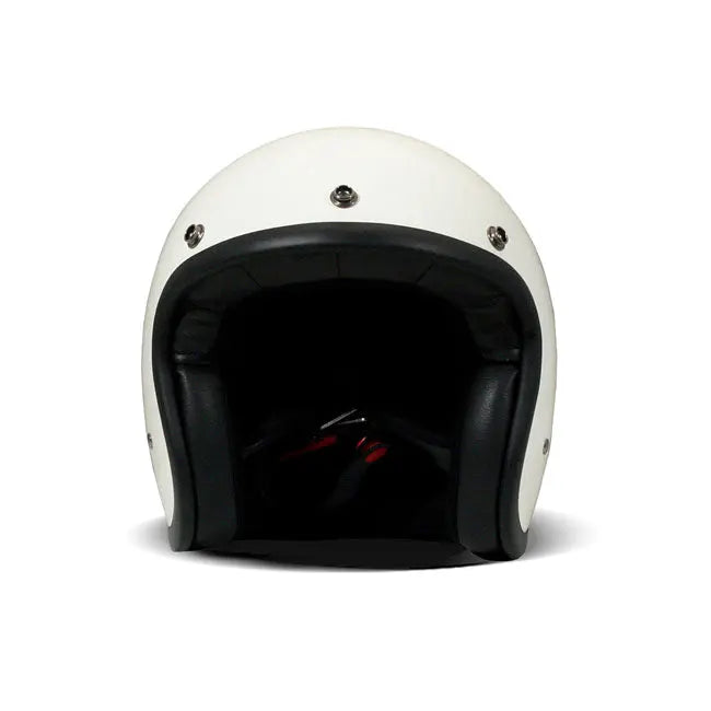 DMD Retro Open Face Helmet Cream  - FREE UK Shipping, FREE 365 Day Returns | Moto Central