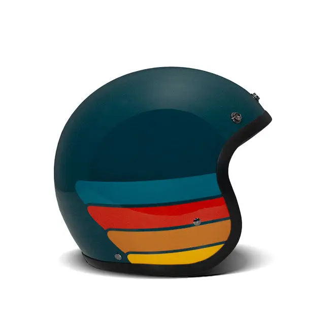 DMD Retro Open Face Helmet Petrolhead  - FREE UK Shipping, FREE 365 Day Returns | Moto Central