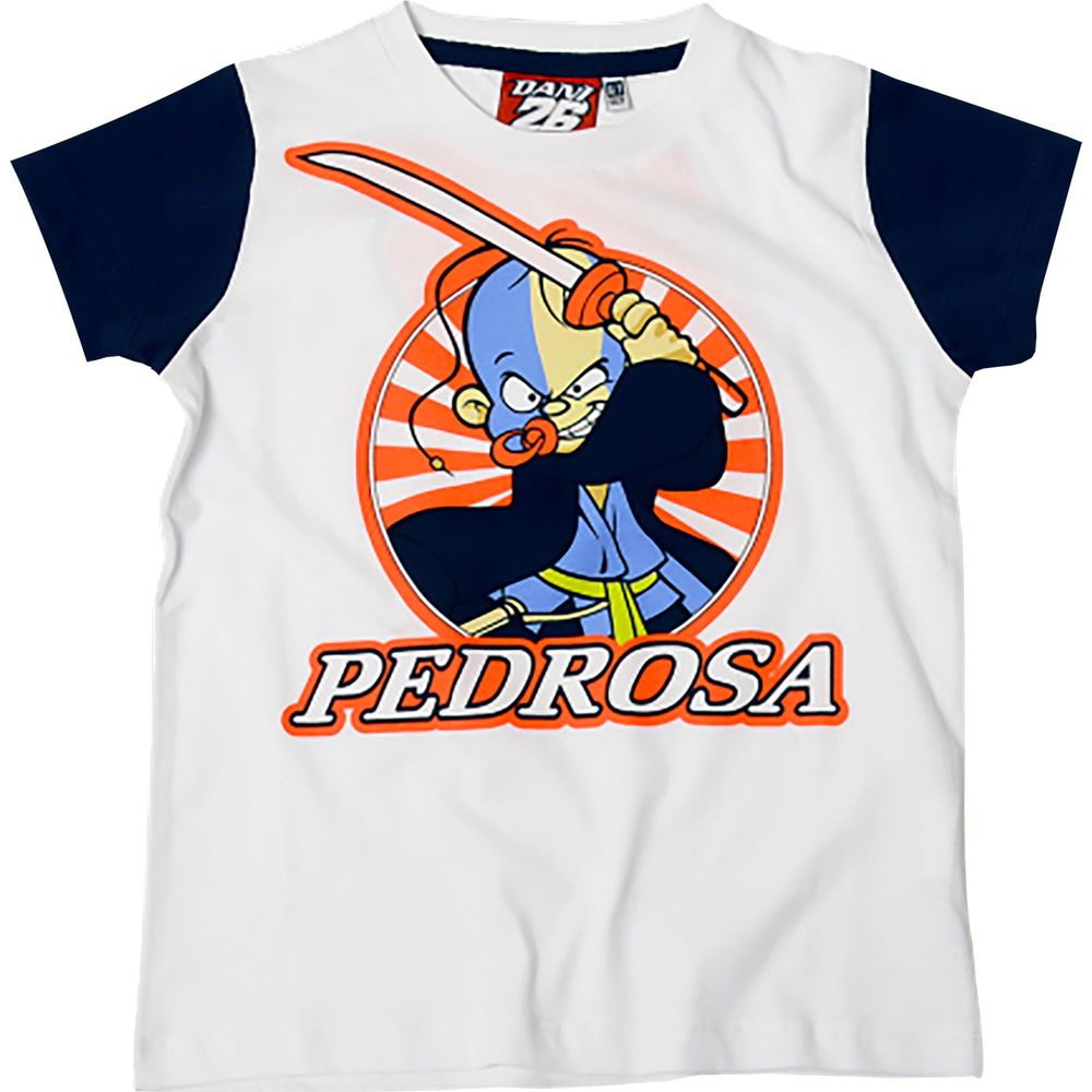 VR46 Bi Kids T-Shirt Pedrosa 26 White