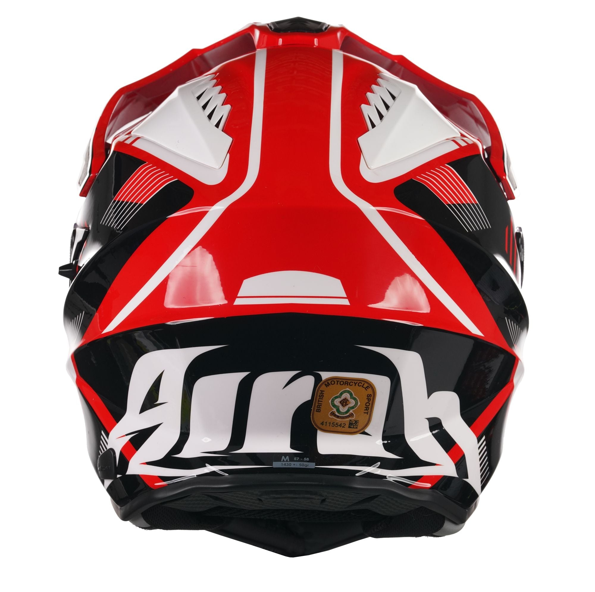 Airoh Commander Adventure Helmet Gloss Boost Red - FREE UK Shipping, FREE 365 Day Returns | Moto Central